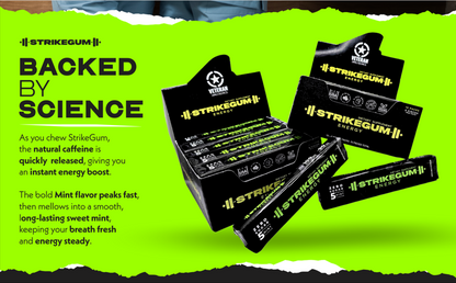 Strike Premium Energy Gum | 1 Pack