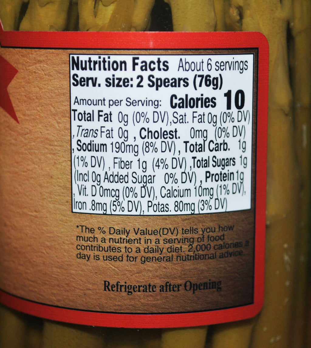 Old-Fashioned Pickled Asparagus (16oz) | Amish Country Store