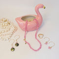 Pink Topaz Candy Necklace 14K Gold
