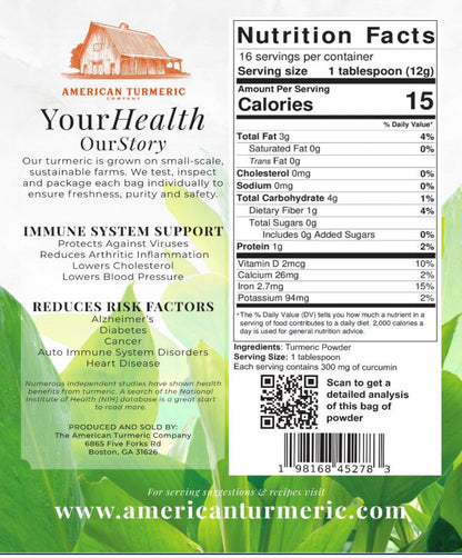 Georgia Gold Turmeric Powder – Certified Lead-Free, Lab Tested, Naturally Grown