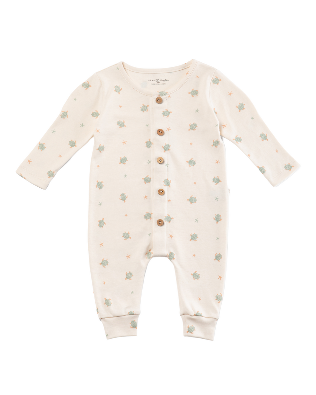 Quinn Magnetic Playsuit in Turtles