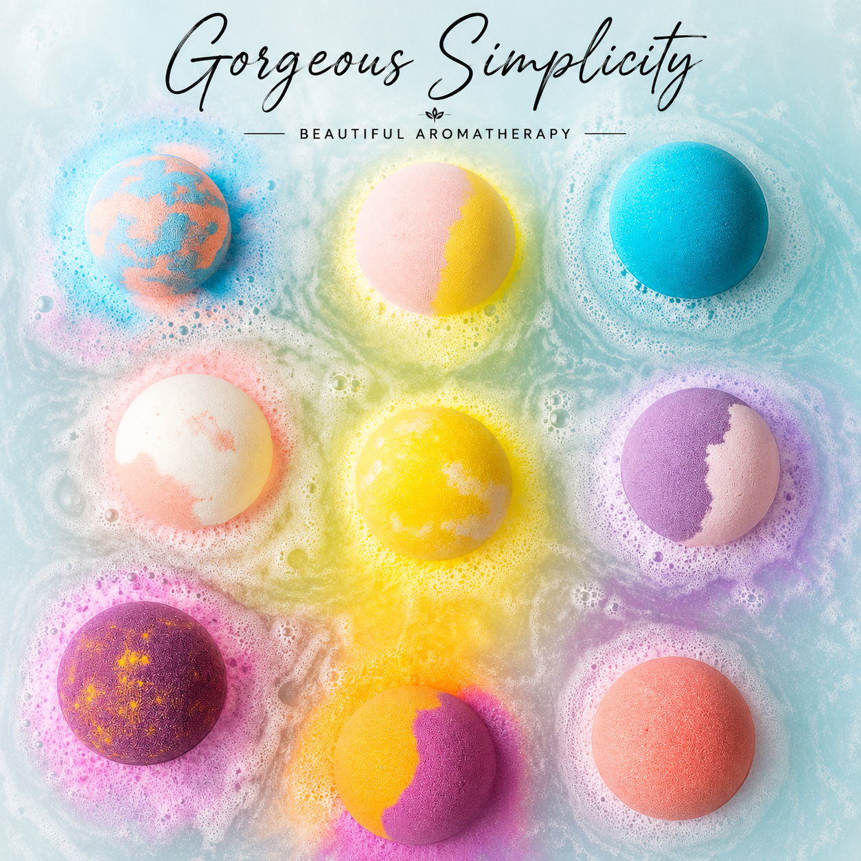 EvolutionUSA 24pc Refresh Bath Bombs for Women & Kids