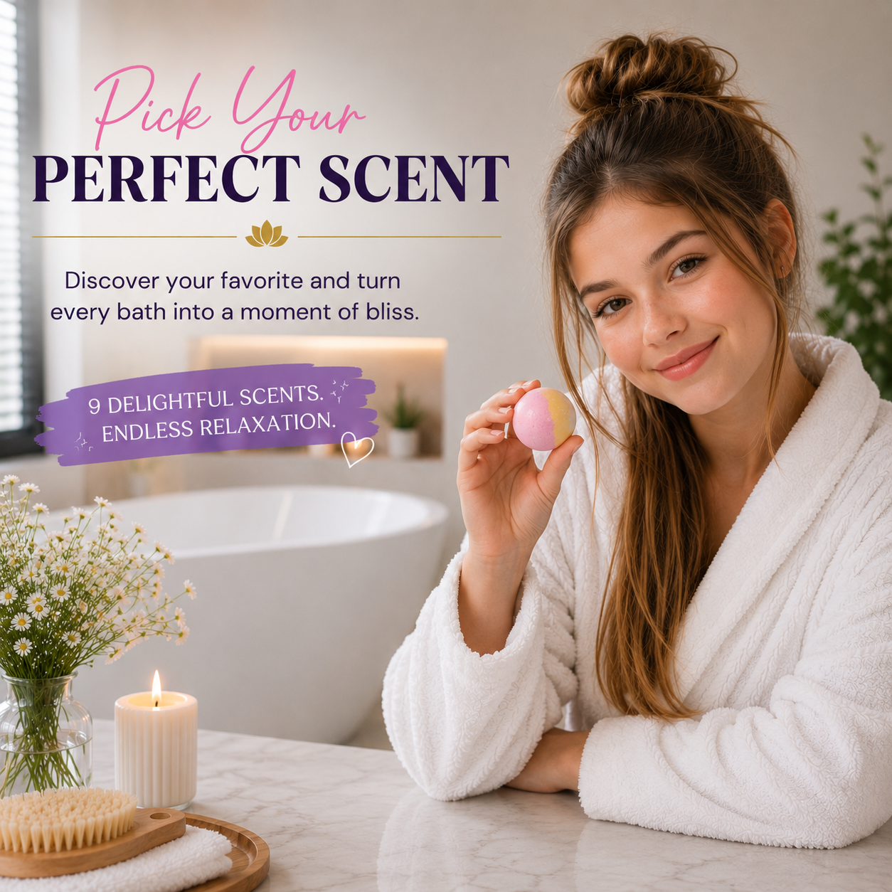 EvolutionUSA 24pc Refresh Bath Bombs for Women & Kids