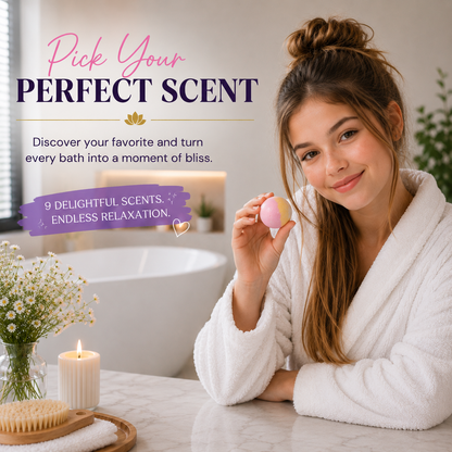 EvolutionUSA 24pc Refresh Bath Bombs for Women & Kids