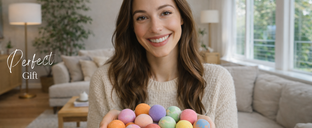 EvolutionUSA Refresh Bath Bombs for Women & Kids – 24 Lush Bath Bombs Mini Sized, Organic Bathbomb Set, Women & Kids Bath Fizz, Luxury Gift for Mother’s Day, Easter, Valentines, Birthday or Self Care