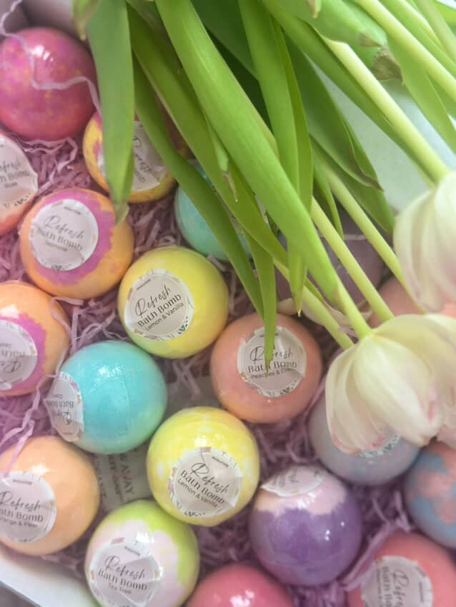 EvolutionUSA 24pc Refresh Bath Bombs for Women & Kids