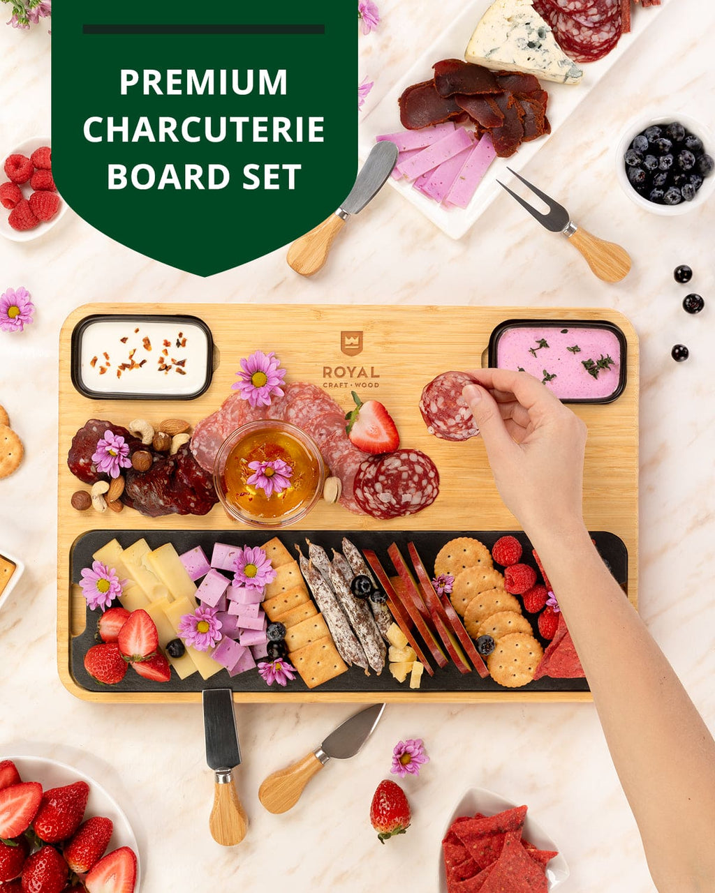 Cheese Board with Slate Plate