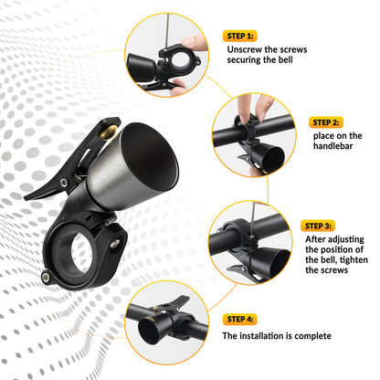 Bike Bell – Loud Sound for MTB & Road Bikes