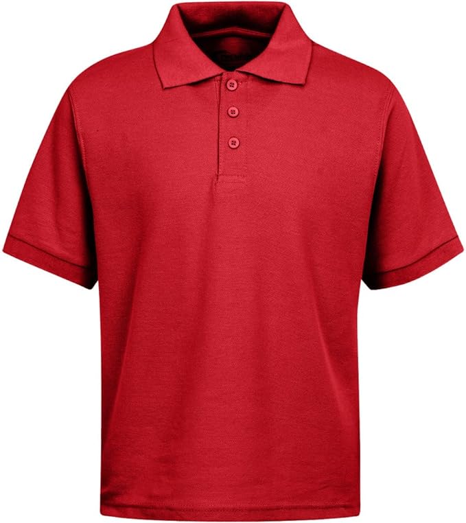 Toddlers Short Sleeve Pique Polo Shirt