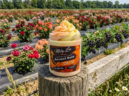 Ancient Rose Whipped Soap and Shave Cream