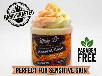 Ancient Rose Whipped Soap and Shave Cream
