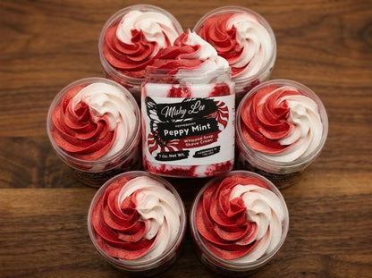 Peppy Mint Whipped Soap and Shave Cream
