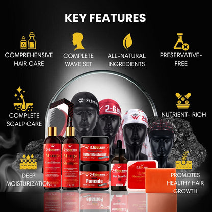 Ultimate 360 Wave & Hair Growth Bundle (Ultimate Elite Pack)