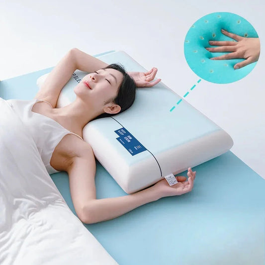 Gel Memory Foam Pillow – Cooling Orthopedic Neck Support