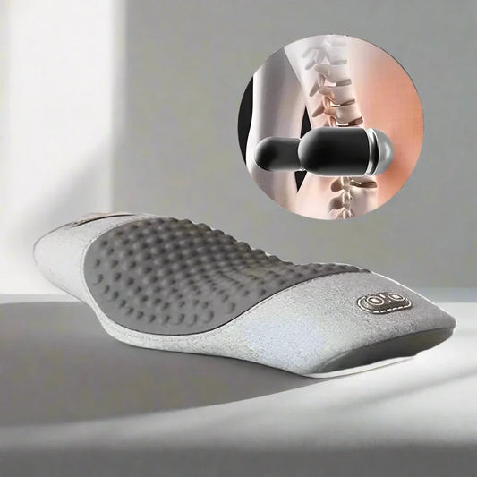 Heated Waist Support Pillow with Electric Massage