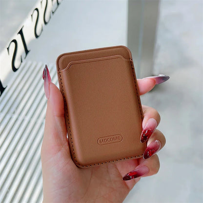 MagSafe Leather Wallet Card Holder for iPhone  Galaxy