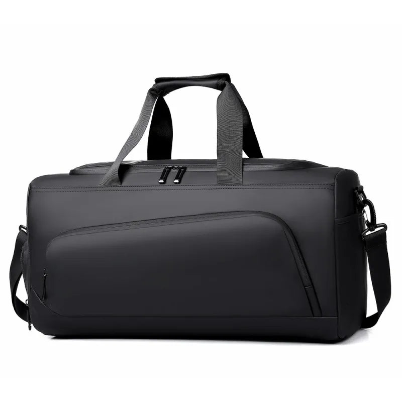 Large Capacity Gym & Travel Duffel Bag ｜ Multi-Compartment Shoe Storage ｜ Premium PU