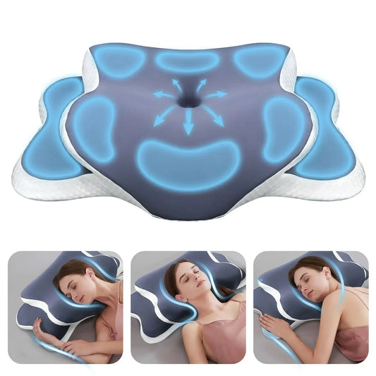 🛏️ Memory Foam Cervical Pillow – Orthopedic Neck Support