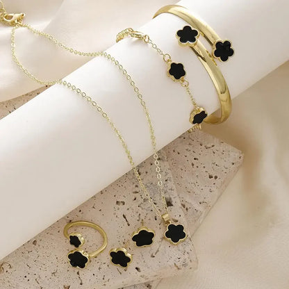 Plum Blossom Plant Five Leaf Flower Five Piece Set