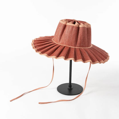 Limitless Straw Pleated Sun Hat