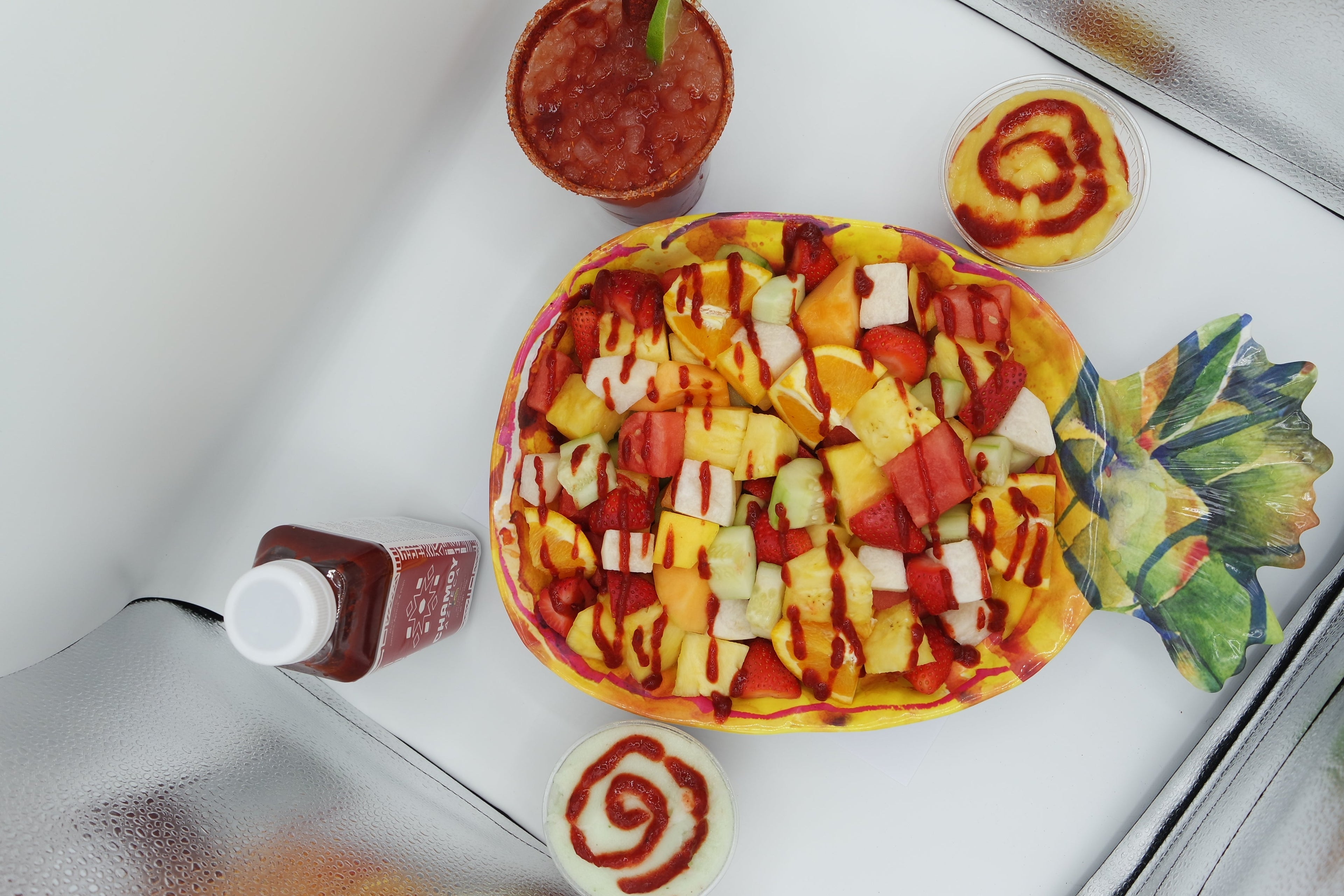 Chamoy - Fruity and Spicy Vegan Sauce with No Added Preservatives, 8oz