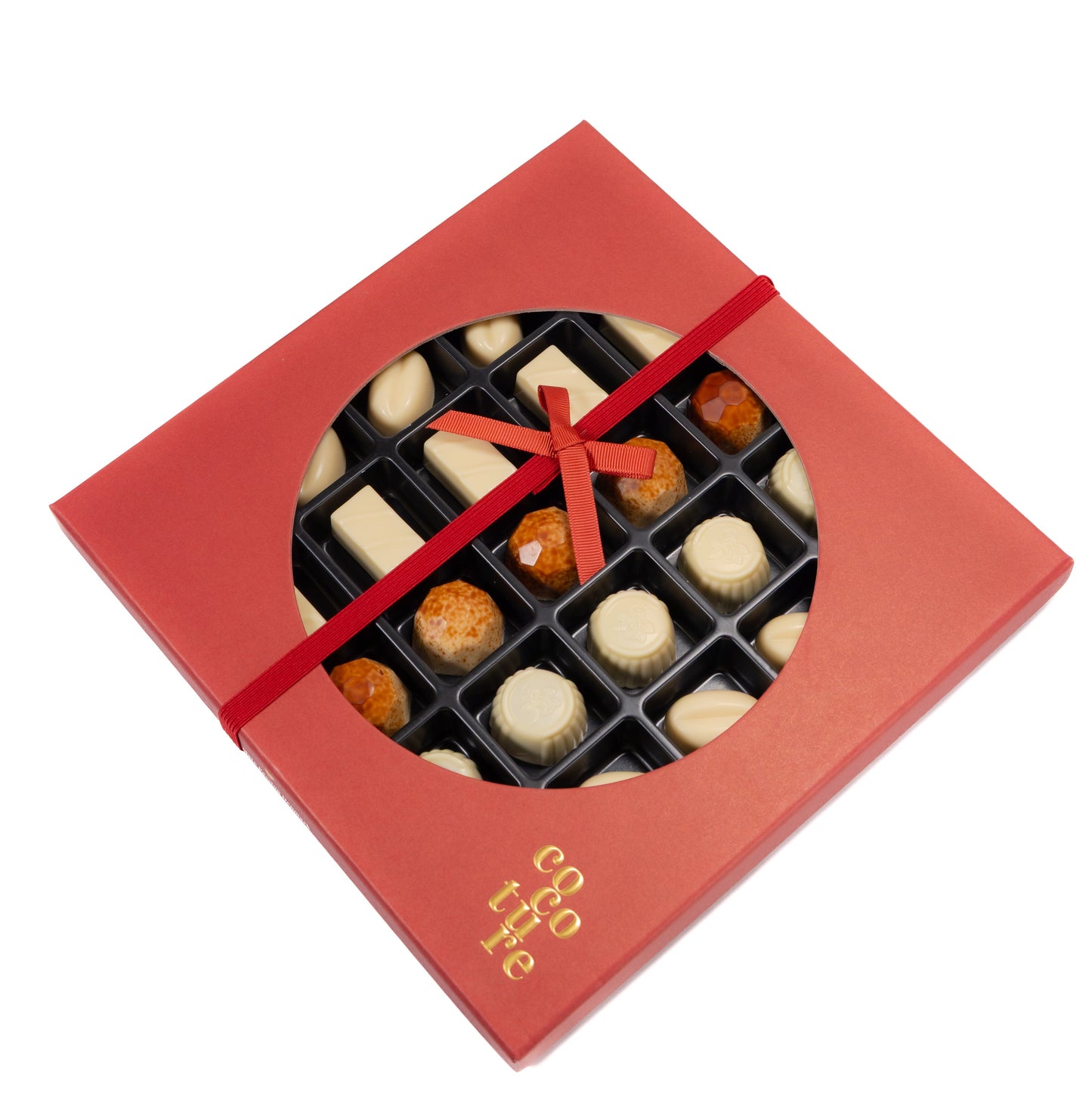 ANDY ANAND CHOCOLATIER Sugar Free Belgian White Chocolate Truffles Pralines 25 pcs (60% Cacao) . Must for White Chocolate lovers, Stevia sweetened, Gourmet Gift Box - Silky, Rich, and Top-Tier Indulgence (10.5 oz, Pack of 1)