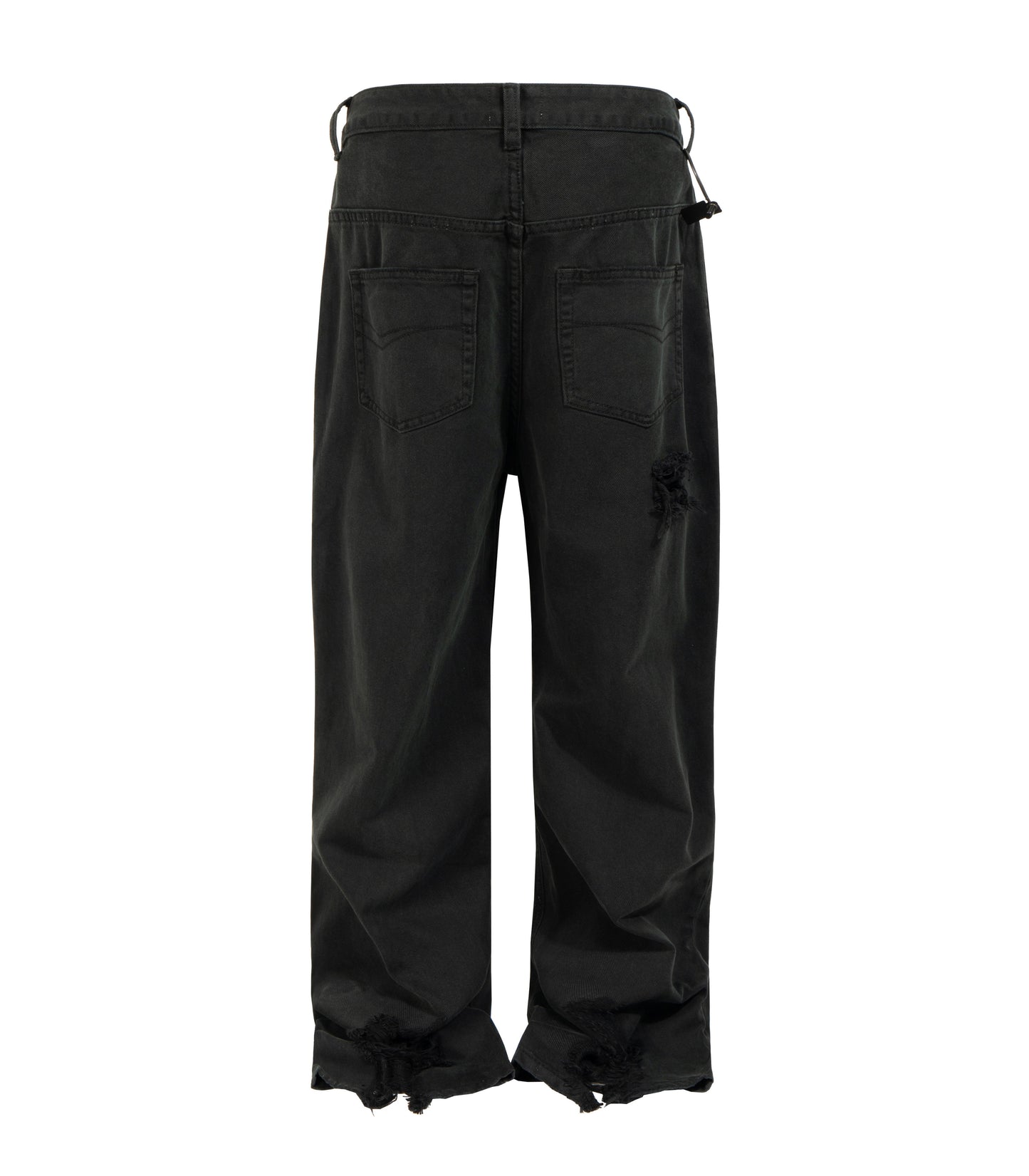 NOIR DESTROYED WORK PANTS