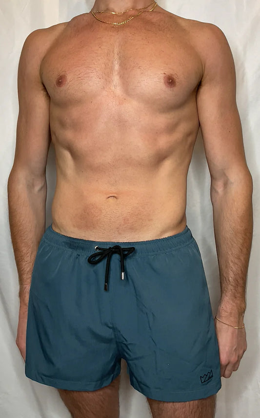 CTS SOLID SWIM TO GYM SHORT- SEA BLUE