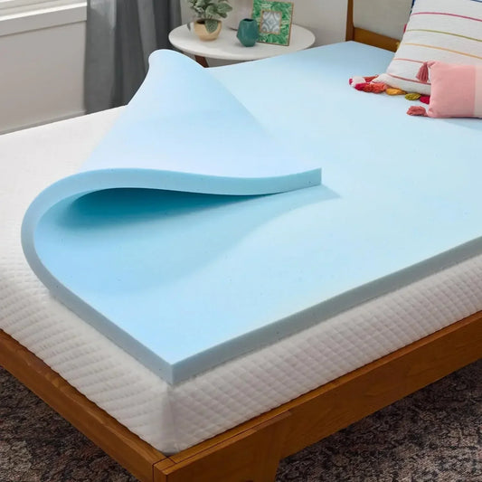 Gel Infused Memory Foam Mattress Topper – Cooling Full Mattress Pad