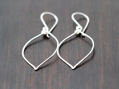 Silver Leaf Earrings