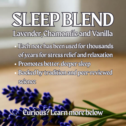 Sleep Blend Natural Body Lotion - Lavender, Chamomile, and Vanilla