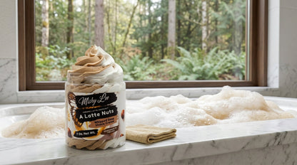 A Latte Nuts Whipped Soap and Shave Cream