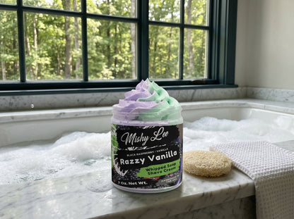 Razzy Vanilla Whipped Soap and Shave Cream