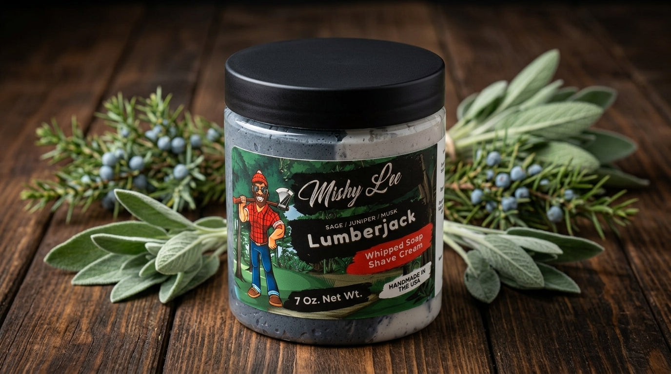 Lumberjack Men's Whipped Soap and Shave Cream