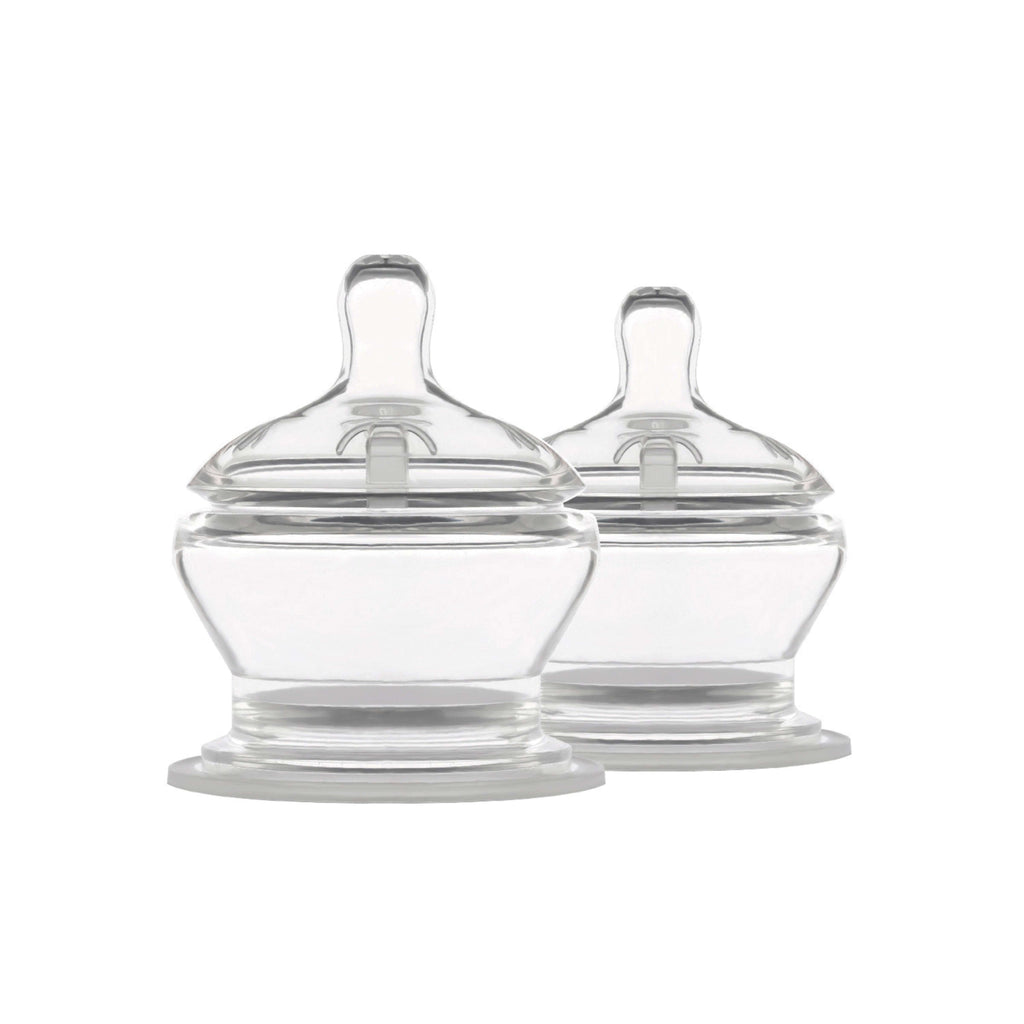 PopYum Stage 1 Slow Flow Nipple, 2-Pack