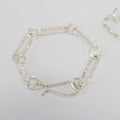 Sterling Silver Paperclip Bracelet