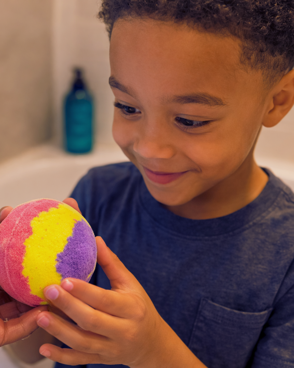 EvolutionUSA 1pc Epic Superhero Bath Bombs for Kids - Red