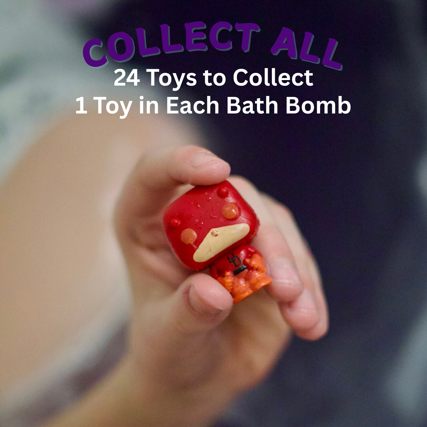 EvolutionUSA 1pc Epic Superhero Bath Bombs for Kids - Red