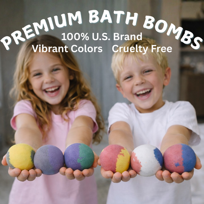EvolutionUSA 6pc Epic Superhero Bath Bombs for Kids – Childrens Super Hero Bath Bombs with Toy, Organic Bathbomb with Surprise, Fizzy Superhero Bath Balls, Lush Bathbombs Easter, Valentines, Birthday