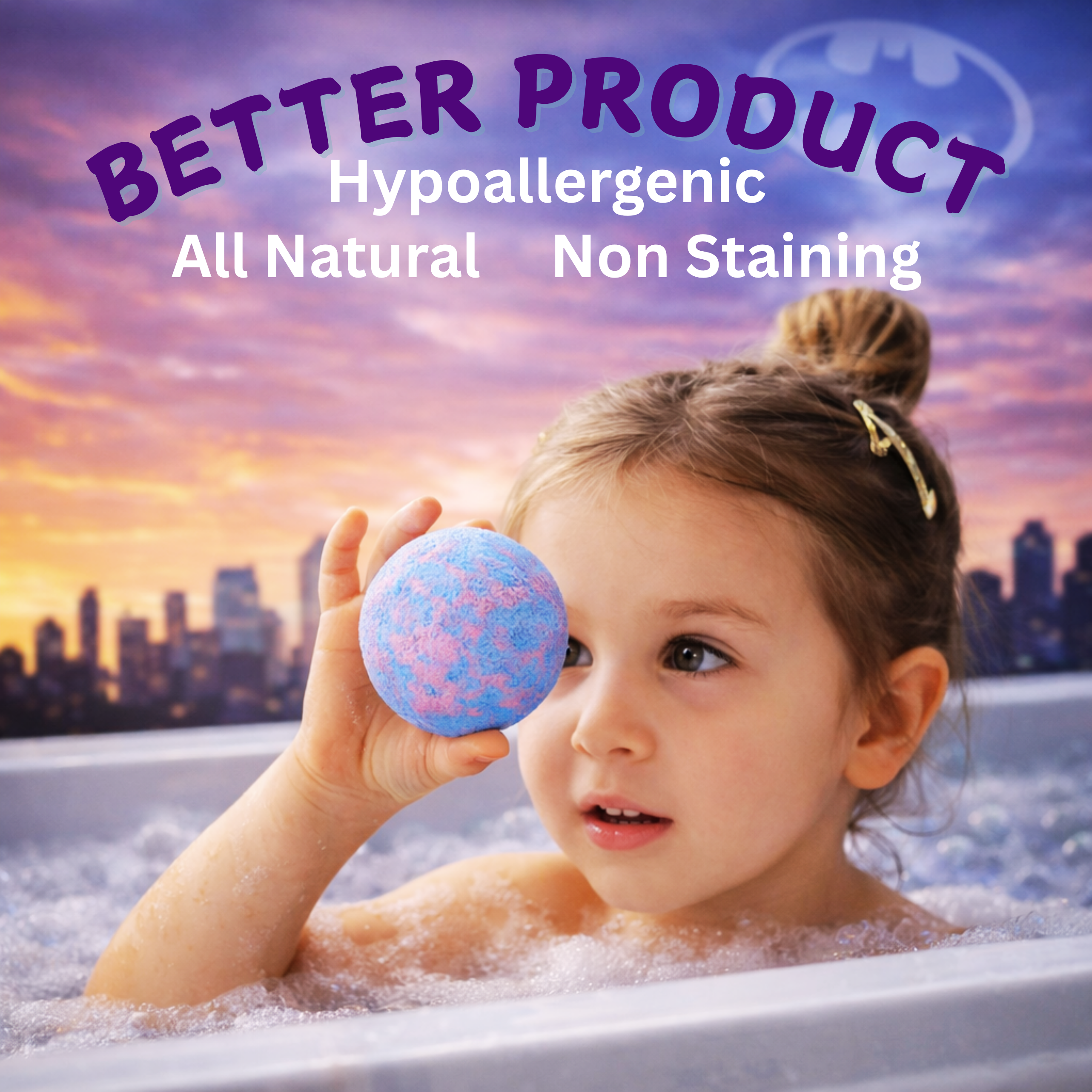 EvolutionUSA 6pc Epic Superhero Bath Bombs for Kids – Childrens Super Hero Bath Bombs with Toy, Organic Bathbomb with Surprise, Fizzy Superhero Bath Balls, Lush Bathbombs Easter, Valentines, Birthday