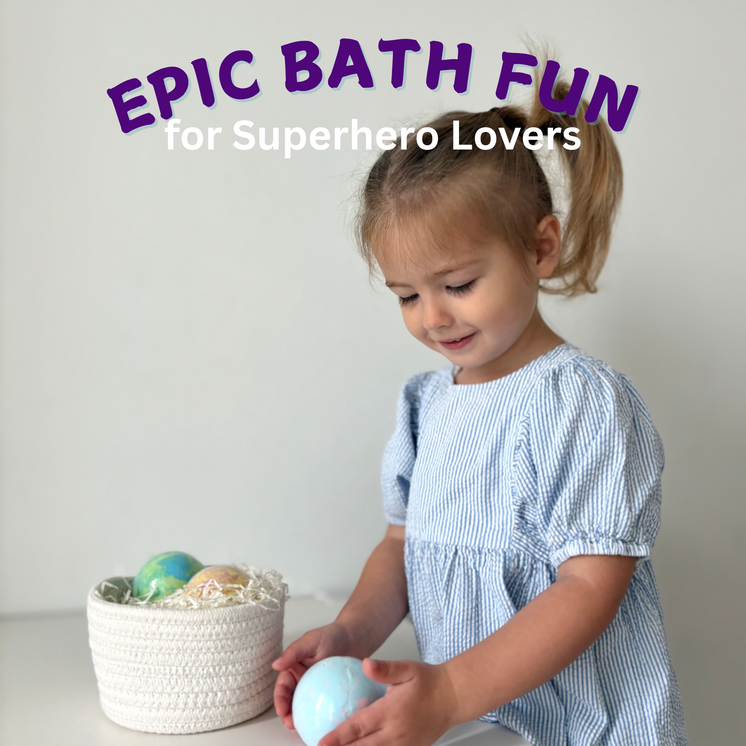 EvolutionUSA 6pc Epic Superhero Bath Bombs for Kids – Childrens Super Hero Bath Bombs with Toy, Organic Bathbomb with Surprise, Fizzy Superhero Bath Balls, Lush Bathbombs Easter, Valentines, Birthday