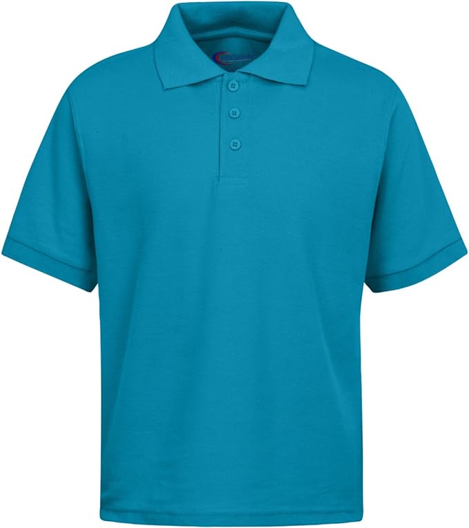 Toddlers Short Sleeve Pique Polo Shirt