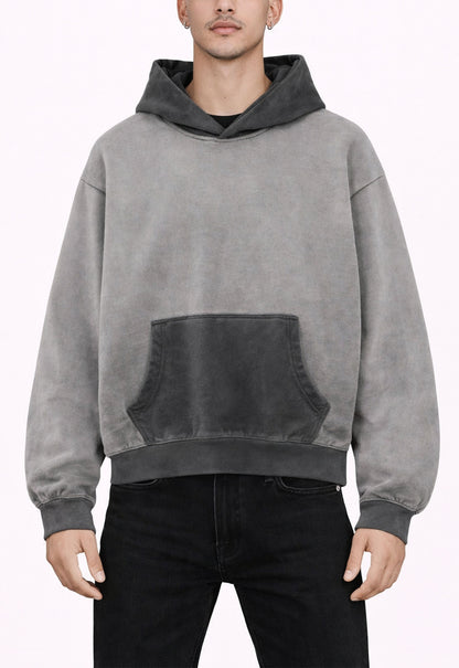 GREY SUNFADE HOODIE