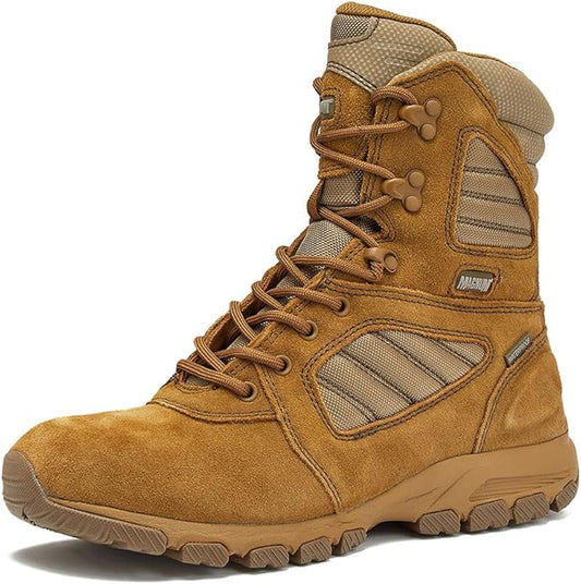 MAG SHIELD Suede Leather 8" Work Boot SZ WP