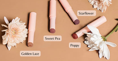 Tinted Lip Balms with Organic Tallow