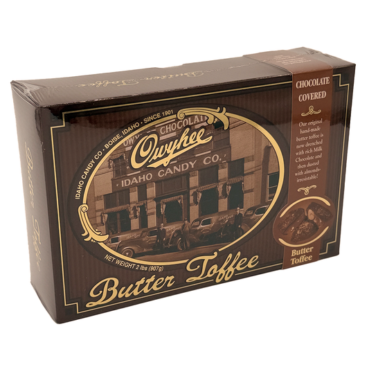 Owhyee Butter Toffee - Chunk Size - Chocolate - 2lb