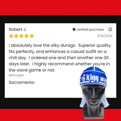 Silk Durag for 360 Waves & Overnight Compression [All Variants]