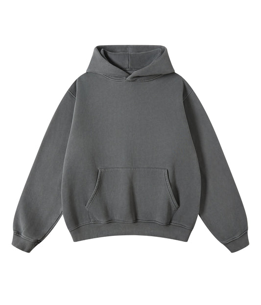 GREY VINTAGE HOODIE