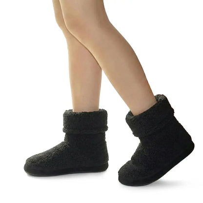 Polar Feet Women's Snugs - Black Berber