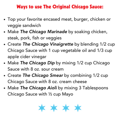 The Chicago Sauces, Mild & Spicy